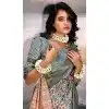 Cotton Silk Printed Casual Wear Plus Size Saree In Grey - 10691195504