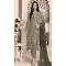 Fox Georgette Embroidered Pakistani Style Salwar Suit In Grey - 10694195516