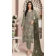Fox Georgette Embroidered Pakistani Style Salwar Suit In Grey - 10694195516