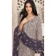 Fox Georgette Embroidered Pakistani Style Salwar Suit In Beige - 10694195518
