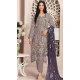 Fox Georgette Embroidered Pakistani Style Salwar Suit In Beige - 10694195518