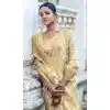 Organza Digital Printed Traditional Wear Plus Size Saree In Chiku - 10738195771