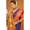 Paithani Weaving Work Traditional Wear Plus Size Saree In Purple - 10742195791