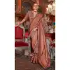 Light Pink Super VB Silk Printed Party Wear Plus Size Saree - 10743195802
