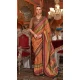 Orange Super VB Silk Printed Party Wear Saree - 10743195804