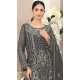 Light Grey Fox Georgette Embroidered Pakistani Salwar Suit - 10751195940