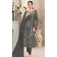 Light Grey Fox Georgette Embroidered Pakistani Salwar Suit - 10751195940