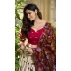 Tussar Silk Bandhani Print Work Party Wear Lehenga Choli In Off White - 10793196161
