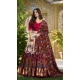 Tussar Silk Bandhani Print Work Party Wear Lehenga Choli In Off White - 10793196161