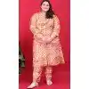 Multi Color Rayon Printed Party Wear Readymade Kurta With Bottom - 10740195783