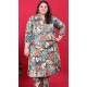Rayon Printed Festival Wear Readymade Kurta With Bottom In Blue - 10780196074