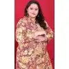 Rayon Printed Festival Wear Readymade Kurta With Bottom In Purple - 10780196076