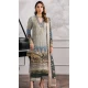 Grey Georgette Embroidered Pakistani Style Palazzo Salwar Suit - 10797196190