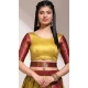 Mustard Lichi Silk Zari Work Traditional Wear Lehenga Choli - 10626195115