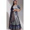 Lichi Silk Weaving Work Party Wear Lehenga Choli In Grey - 10629195127