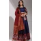 Lichi Silk Weaving Work Party Wear Lehenga Choli In Navy Blue - 10629195130