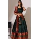 Lichi Silk Zari Work Party Wear Lehenga Choli In Green - 10644195220