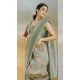 Weaving Silk Printed Party Wear Saree In Light Green - 10735195746