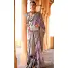 Multi Color Viscose Silk Printed Work Traditional Wear Plus Size Saree - 10737195761