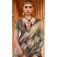 Grey Viscose Silk Printed Work Traditional Wear Saree - 10737195765