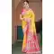 Yellow Silk Woven Work Traditional Wear Saree - 10880196804