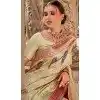 Soft Silk Zari Work Traditional Wear Plus Size Saree In Light Yellow - 10881196809