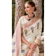 Soft Silk Zari Work Traditional Wear Saree In Off White - 10881196812