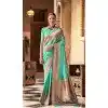 Soft Silk Zari Work Traditional Wear Plus Size Saree In Rama Blue - 10881196813