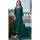 Teal Blue Blue Vichitra Silk Embroidered Readymade Salwar Suit - 10900196939