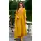 Yellow Vichitra Silk Embroidered Readymade Salwar Suit - 10900196940