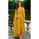 Yellow Vichitra Silk Embroidered Readymade Salwar Suit - 10900196940