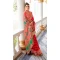Red Soft Silk Zari Work Traditional Wear Saree - 10861196688
