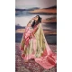 Beige Pratistha Silk Weaving Work Party Wear Saree - 10862196699