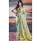 Pratistha Silk Weaving Work Party Wear Saree In Sky Blue - 10862196700
