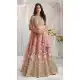 Pink Tissue Sequins Work Wedding Wear Lehenga Choli - 10892196871