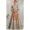 Multi Color Tissue Sequins Work Wedding Wear Plus Size Lehenga Choli - 10892196872