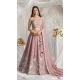 Pink Poly Chiffon Sequins Work Wedding Wear Lehenga Choli - 10892196875