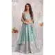 Sea Green Poly Chiffon Sequins Work Wedding Wear Lehenga Choli - 10892196876