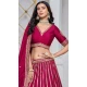 Rani Pink Art Silk Embroidered Designer Wear Lehenga Choli - 10941197337