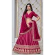 Rani Pink Art Silk Embroidered Designer Wear Lehenga Choli - 10941197337