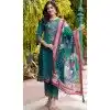 Roman Silk Embroidered Party Wear Plus Size Salwar Kameez In Morpeach - 10958197545