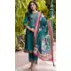 Roman Silk Embroidered Party Wear Salwar Kameez In Morpeach - 10958197545