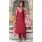 Rayon Embroidered Party Wear Salwar Suit In Maroon - 10959197548