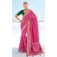 Rani Pink Georgette Bandhej Wedding Wear Saree - 10972197661