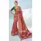 Georgette Bandhej Wedding Wear Saree In Maroon - 10972197662