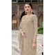 Georgette Embroidered Party Wear Salwar Suit In Beige - 11073198602