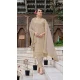 Georgette Embroidered Party Wear Salwar Suit In Beige - 11073198602