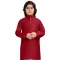 Maroon Viscose Resham Work Party Wear Readymade Kids Kurta - 11076198618