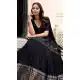 Black Chanderi Plain Traditional Party Wear Lehenga Choli - 11082198677