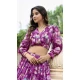 Georgette Floral Print Work Party Wear Lehenga Choli In Multi Color - 11055198445